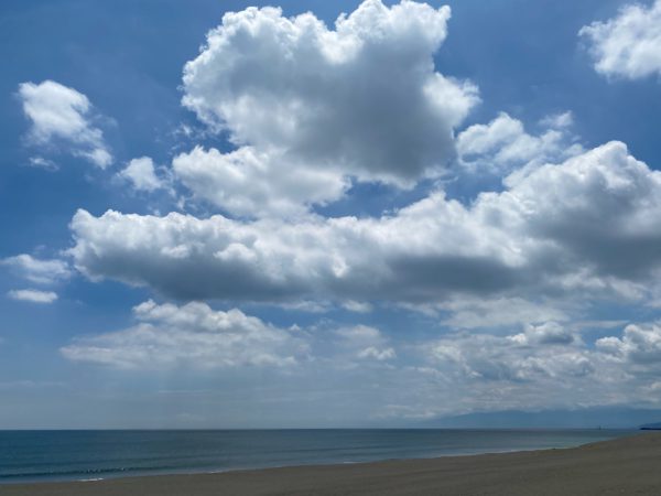 茅ヶ崎の海と空の写真(2022/07/07)