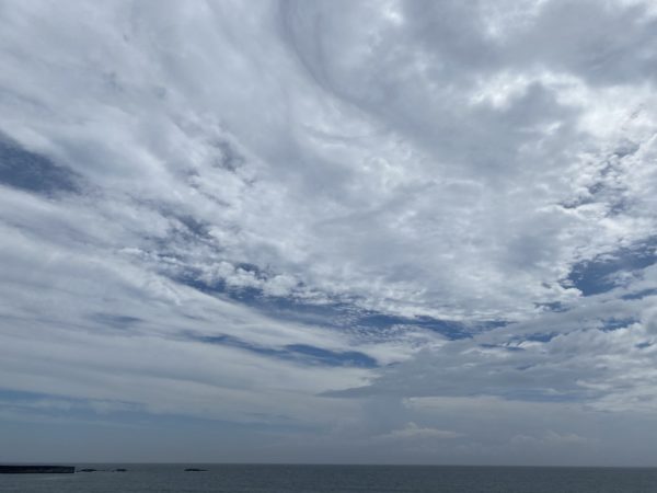 茅ヶ崎の海と空の写真(2022/08/23)