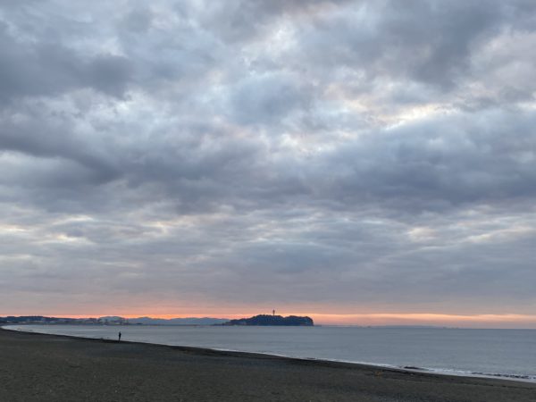 茅ヶ崎の海と空の写真(2022/10/28)