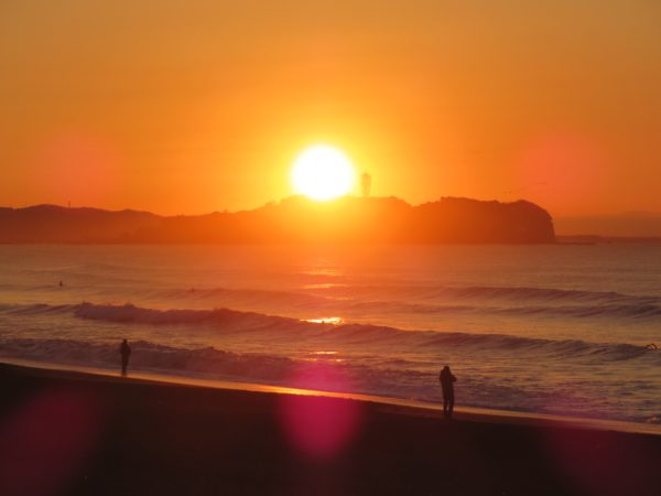 茅ヶ崎の海写真 @ 2023/01/02