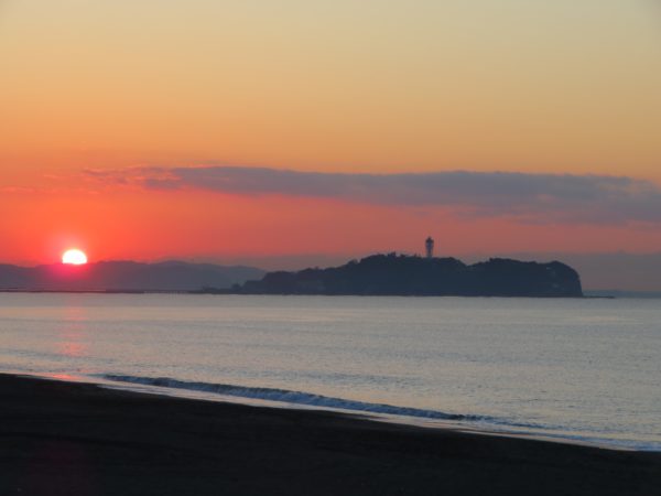 茅ヶ崎の海写真 @ 2023/02/01