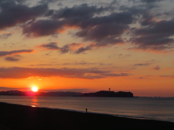 茅ヶ崎の海写真 @ 2023/02/09