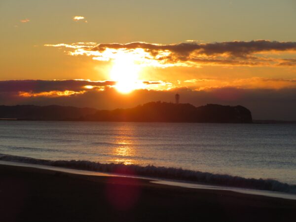 茅ヶ崎の海写真 @ 2024/01/16