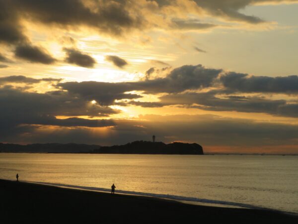 茅ヶ崎の海写真 @ 2024/01/28