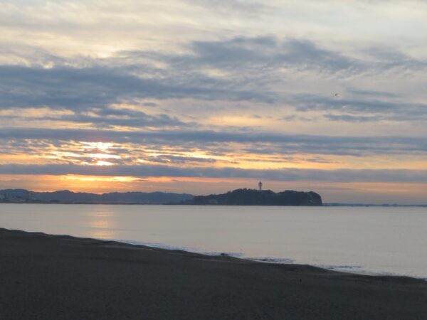 茅ヶ崎の海写真 @ 2024/02/09