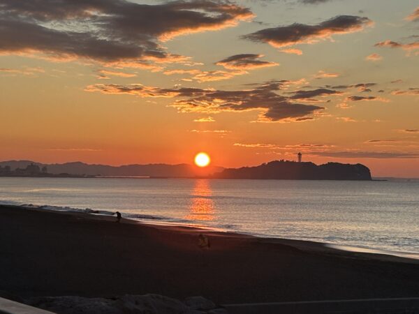 湘南 茅ヶ崎の海写真 @ 2025/01/22