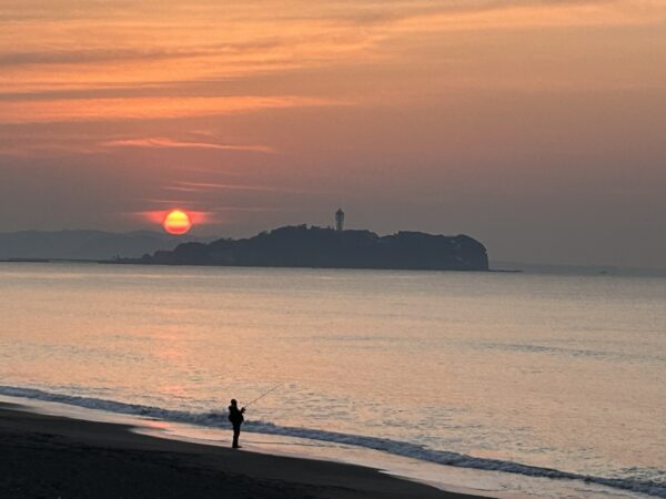 湘南 茅ヶ崎の海写真 @ 2025/01/24