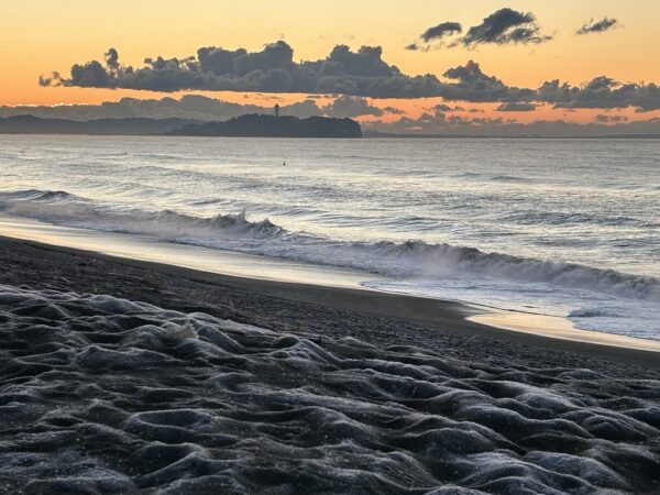 湘南 茅ヶ崎の海写真 @ 2025/02/05